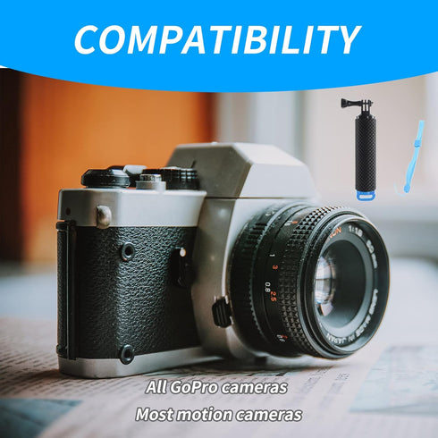 Stick Waterproof Floating Hand Grip Snorkeling Underwater Diving Selfie Pole Stick Compatible with 11 10 9 8 7 6 5 4 3 2 1 for Water Sport and Act...