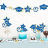Blue and Gold Graduation Decorations Set of 24 Class of 2025 Table Decor Congrats Grad Party Centerpiece Sticks Table Toppers Graduation Party Sup...