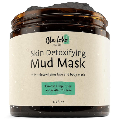 Pure Clay Mud Mask, Clay Mask Pores for Face and Skin, Detox Clay Face Masks Skincare, Exfoliating Facial Treatment, Cleans & Purify Pores For Cle...