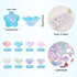 Craftdady 400Pcs Acrylic Flower Spacer Bead Caps 8 Colors Floral Bead Charms 5-Petal Plant Cute Bead End Caps for Women DIY Crafts Earrings Bracel...