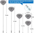 Ceiling Fan Cleaner Duster Reusable Microfiber High Ceiling Fan Blade Cleaner Extendable Duster with Long Handle Removable Washable Adjusts 13 to ...