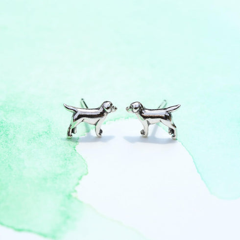 Boma Jewelry Sterling Silver Labrador Retriever Dog Stud Earrings...