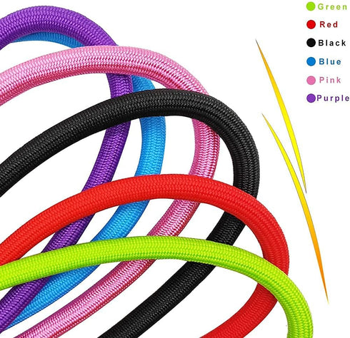 6 Foot Dog Tie Out Rope Leash, Heavy Duty Climbing Nylon Basic Leash for Camping, Indoor, Outdoor and Front Yard...