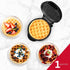 Holstein Housewares Personal/Mini Waffle Maker, Non-Stick Coating, Black - 4-inch Waffles in Minutes, Ideal for Breakfast, Brunch, Lunch or Snacks...