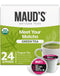 Maud's Organic Matcha Green Tea Pods, 24 ct, Recyclable Single Serve Tea Pods – 100% Gourmet Blended Tea Leaves, Compatible with Keurig K Cups Mak...