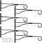 8" Plant Hangers 6 Pack, Hanging Plant Bracket for Wall Fence Porch Outdoor Indoor, Metal Plant Hooks for Basket, Flower, Planter, Feeder, Lantern...