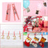 60PCS Baby Shower Clothespin Games Girl Plastic Mini Clothes Pins 1.4 inch for Party Decorations,DIY Crafts (Pink)...