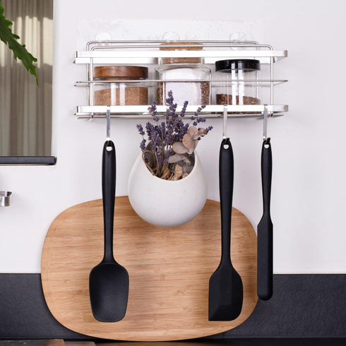 KINCMAX Stainless Steel Heavy Duty S Hooks for Hanging onto Shower Caddy, Bathroom Organizers, Shampoo Holders - Rustproof SUS 304 Steel for Hangi...