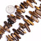 JOE FOREMAN Tiger Eye Beads for Jewelry Making Natural Semi Precious Gemstone 16-20mm Strand 15"...