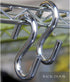 WALLNITURE Premium Quality Heavy-Duty Small S Shaped Utility Hooks Chrome Finish 3.5 Inches Pack of 2...