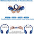 SIMOLIO Kids Headphones for School Age, Wired Headsets with Microphone Volume Limiter Sharing Jack, Adjustable & Durable, Tangle-Free Foldable Ste...