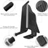 Steel Front Foot Pegs Rest Pedal Compatible with 2007-2021 Jeep Wrangler JK JKU JL JLU Unlimited 2-Door / 4-Door Exterior Door Hinge -2pcs...