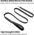 Double-Sided Reflective Nylon Dog Leash, 4 FT/5 FT/6 FT, Soft Padded Handle Heavy Duty Dogs Leashes with D Ring for Medium and Large Dogs Walking ...