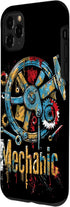 iPhone 11 Pro Max Mechanic: a retro design for mechanics and handyman Case...
