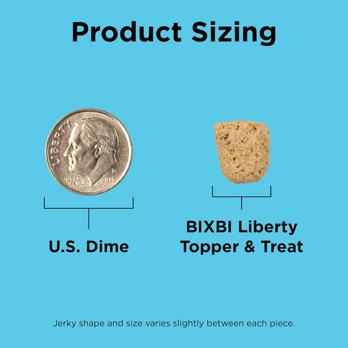 BIXBI Liberty Freeze Dried Dog Food Topper + Dog Treat, Chicken Recipe, 4.5 oz - 98% Meat and Organs - Pantry-Friendly Raw Treat or Food Topper - ...