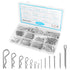 202 Pcs Hardware Pins Assortment Kit - 304 Stainless Steel Hairpin & R Clips, Retaining Fasteners, Cotter & Safety Split Pins...