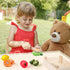 Wooden Cutting Play Food Toys - 11 PCS Wood Pretend Cutting Play Food Educational Set for Toddlers 1-3, Veggie Slicers Playset, Toys Food and Frui...