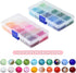 Glass Beads for Jewelry Making, 3000PCS Mulitcolor Beads 20 Colors 4mm Rondelle Crystal Beads, Beading Craft Kit, Spacer Beads for Bracelets, Neck...