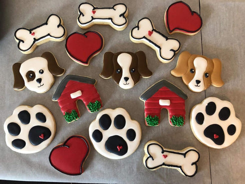 Dog Paw Cookie Cutter, Premium Food-Grade Stainless Steel, Dishwasher Safe...