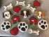 Dog Paw Cookie Cutter, Premium Food-Grade Stainless Steel, Dishwasher Safe...