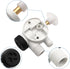 385314349 RV Water Valve Assembly Camper Trailer Toilet Repair Kit Replacement for Dometic Sealand EcoVac Vacuflush Pedal Flush Toilets - 1 PACK...