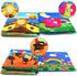 Infant Soft Book, Baby Books 6 to 12 Months, Cute Montessori Educational Newborn Baby Toys 0-3 Months, Nontoxic Fabric Touch & Feel Crinkle Cloth ...