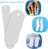 Hotop 4 Pieces Sublimation Socks Jigs Blanks Polyester Metal Insert Straight Crew Sock Jigs Dye Printing Heat Press Transfer DIY Accessories, 2 Si...
