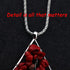 Zuo Bao Handmade Wire Wrapped Quartz Chips Tree Teardrop Pendant Necklace with Giraffe/Healing Jewelry Gift for Family (Garnet with Giraffe)...
