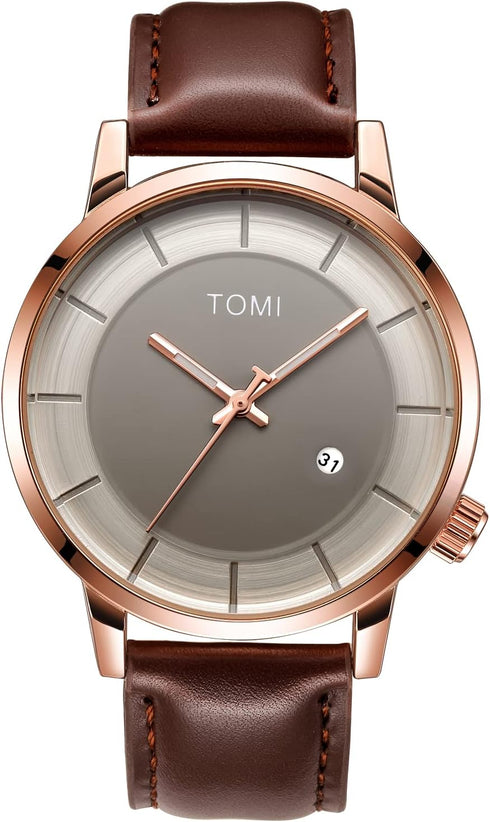 TOMI Fashion Business Mens Quartz Wrist Watches Reloj para Hombre Gifts for Men Students Women Him Boyfriend...