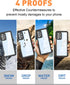 AICase Waterproof Case for Samsung Galaxy A23 5G (6.6") Snowproof, Dustproof and Shockproof, IP68 Certified Full Body Protection Fully Sealed Unde...