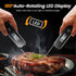 Meat Thermometer Digital, 0.5 Sec Instant Read Thermometer with High Accuracy(±0.5°F), 180°Rotating Display for Turkey Beef Lamb, Food Thermometer...