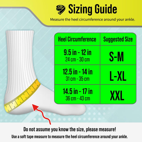 Compression Socks for Plantar Fasciitis, Achilles Tendonitis, Arthritis Relief, Ankle Brace Compression Sleeve with Foot Arch Support, Ankle Wrap ...