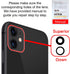 2PCS ASDAWN Back Camera Lens Glass Replacement for iPhone 11 6.1 Inches with Pre-Installed Adhesive, Rear Camera Lens Glass Replacement with Insta...