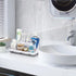 Marble Bathroom Countertop Organizer - Detachable 7 Slots Kids Electric Toothbrush and Toothpaste Holde Drainage for Bathroom Accessories Organiza...