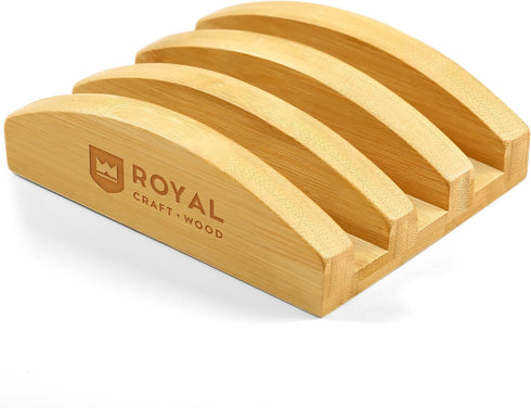 ROYAL CRAFT WOOD Cutting Board Stand for Cutting Board Sets, Chopping Boards Rack Organizer that Holds up to 3 Cutting Boards to 0.6 Inches Thick...