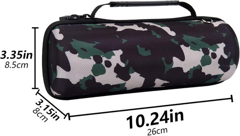 co2CREA Hard Travel Case Replacement for JBL Flip 6 FLIP 5 Waterproof Portable Bluetooth Speaker (Black Camo Case)...