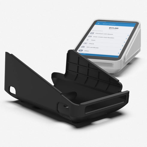 ENCASED Protective Case and Screen Protector for Square Terminal Card Reader - Rubberized Hard Casing with Non-Slip Base and Tempered Glass (Produ...
