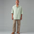 Simplicity Men's Relaxed Fit Shirt and Tapered Shorts or Pants Packet, Code 9279 Sewing Pattern, Sizes 34-42, White...