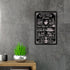 QIONGQI Funny Kitchen Quote Metal Tin Sign Wall Decor Kitchen Rules Sign for Home Kitchen Coffee Shop Decor Gifts...