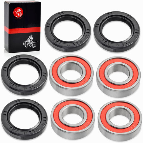 Front Wheel Bearings and Seals Kit For HONDA Recon 250 TRX250TE TRX250TM 1997-2018 TRX200D 1990-1997 TRX350TE TRX350TM 2000-2006...