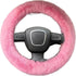 Fluffy Steering Wheel Cover for Women, YUNXNYC Winter Fashion Wool Fur Soft Furry Steering Wheel Covers Fuzzy Warm Plush Non-Slip Car Decoration U...