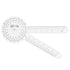 12 Inch Goniometer for Orthopaedic Use, 360 Degree Large Size Plastic Goniometer?Physical Therapy Angle Protractor Ruler for Knee Joints, Elbow, S...
