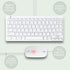 Wired Keyboard and Mouse Combo Slim & Quiet, USB Connection, Compact Keyboard, US English, White...