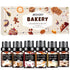 Bakery Essential Oils Set - Fragrance Oil for Diffusers for Home, Candle Making - Pumpkin Pie, Coffee Cake, Gingerbread, Cherry Cheesecake Aromath...