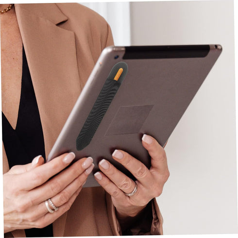 5pcs Adhesive Pen Cap Laptop Stylus Sleeve Screen Pen Protective Pouch Compatible Pencil Holder Elastic Stylus Pocket Elastic Pen Holder Tablet Su...