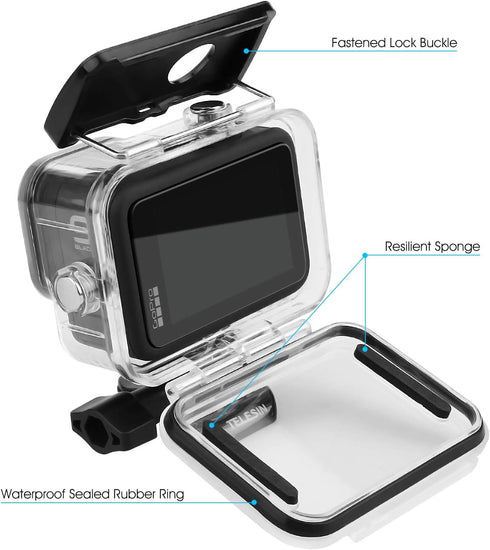 AFAITH Waterproof Case for GoPro Hero 11/10/9 Black, Underwater Diving Photography Protective Housing Shell Cover for GoPro Hero 11/10/9 Black...