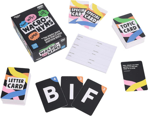 Ridley's Games: Wacronyms - Funny Acronym Word Game - Great for Friends and Families - Game Night Favorite - 3-12 Players | 15-60 Minute Game Play...