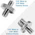 8PCS 1/4 Inch to 3/8 Inch Male Camera Screw Mount Adapter, 1/4 Inch to 1/4 Inch Male Tripod Screw Adapter, and 1/4 Inch Female Thread to 3/8 Inch ...