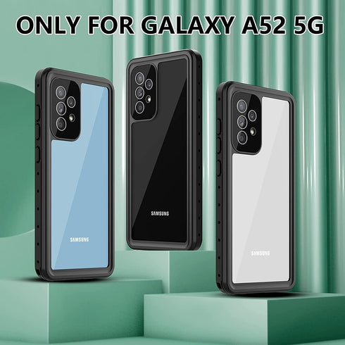 Oterkin for Samsung Galaxy A52 Case, A52 Waterproof Case Built-in Screen Protector Dustproof Shockproof IP68 Underwater Full Body Sealed Daily-Use...