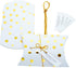 Gold Birthday Party Favors Boxes - Gold Dots Candy Thank You Treat Box Wedding Baby Shower Party Favors Small Gift Packaging Boxes Supplies, 20pc...